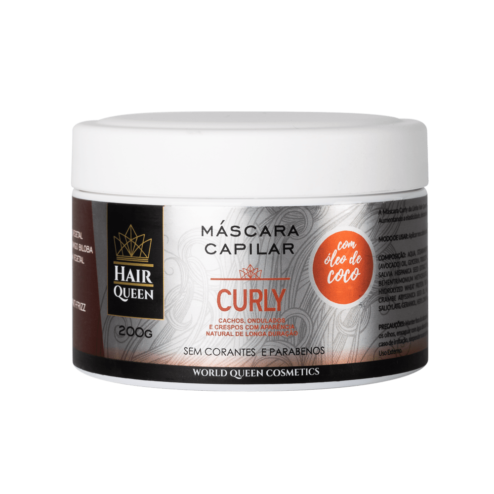 MÁSCARA CURLY - HAIR QUEEN