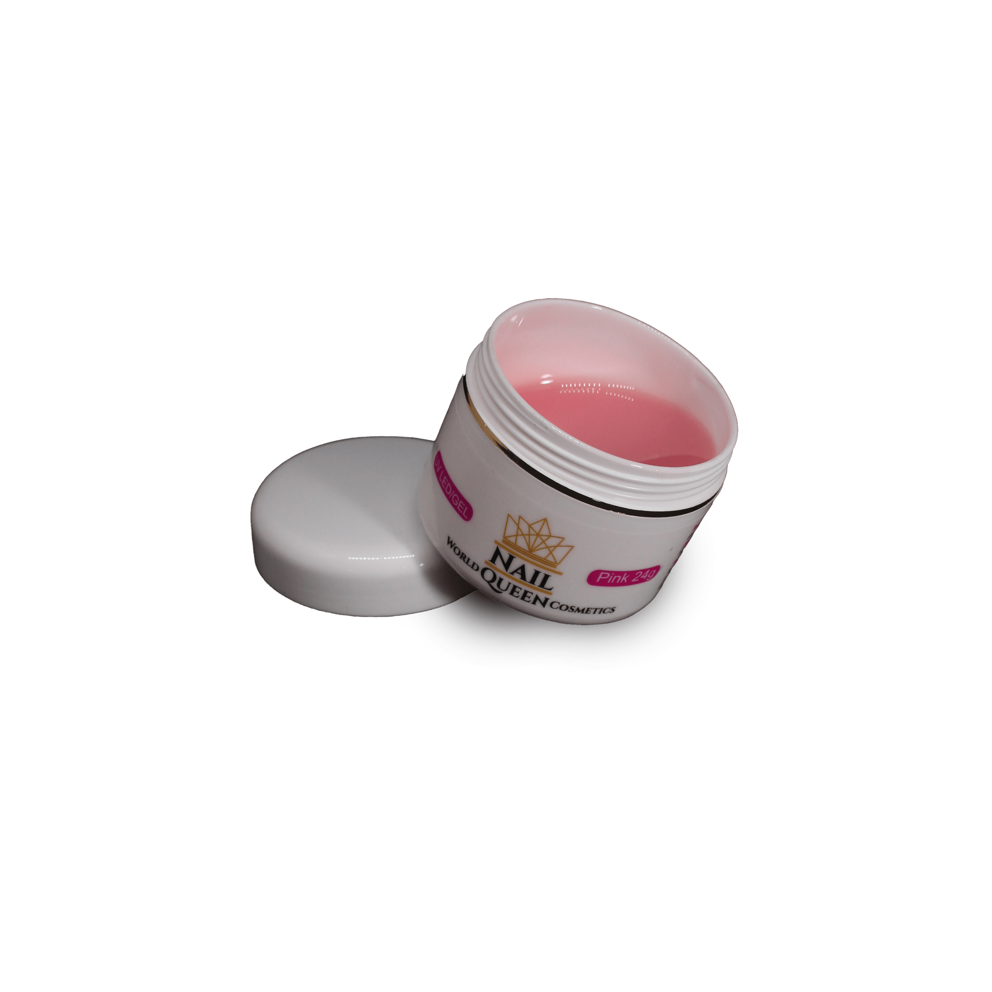 Gel de Construção Pink 30ml - World Queen Cosmetics