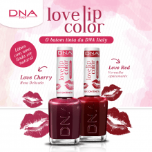 BATOM TINTA - LOVE LIP COLOR – LOVE RED – DNA ITALY